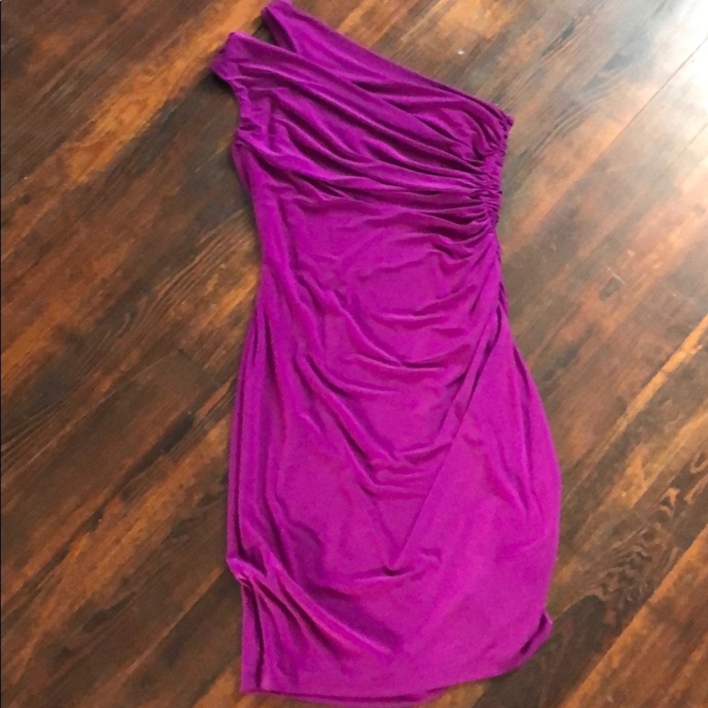 One shoulder dress